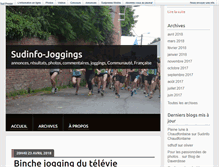 Tablet Screenshot of joggings.blogs.sudinfo.be