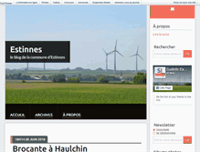 Tablet Screenshot of estinnes.blogs.sudinfo.be